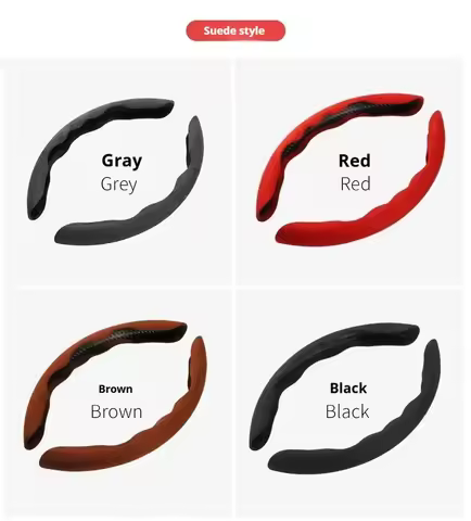 for Hyundai i20 Ii0 i40 Tucson Accent Kona Elantra ix35 Solaris Car Steering Wheel Cover 38CM Anti-S