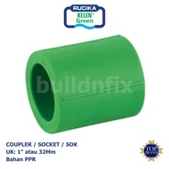 COUPLERRUCIKA SOCKET/ SOCK/ PPR SOCKET/ 1" (32MM)