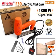 Allefix F30 1800W Electric Nail Gun Electric Pneumatic Nailer Gun F30 Wood Air Straight Nail Gun