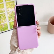 內地直送 - 光面糖果色Tpu五金软侧挂扣适用于三星手机上下折叠屏ZFLIP7折叠手机壳ZFLIP456保护套-薰衣草紫 三星Galaxy Z Flip3