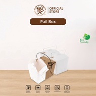 PACKEVERYTHING Pail Box | Food Pail Packaging | Gift Box | Pail Box with Handle | 10Pcs/Pack | Rice 