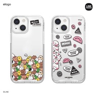 elago l LINE Friends B&F Collection minini Hybrid Case Compatible with iP 13 mini / 13 / 13 Pro, Dur
