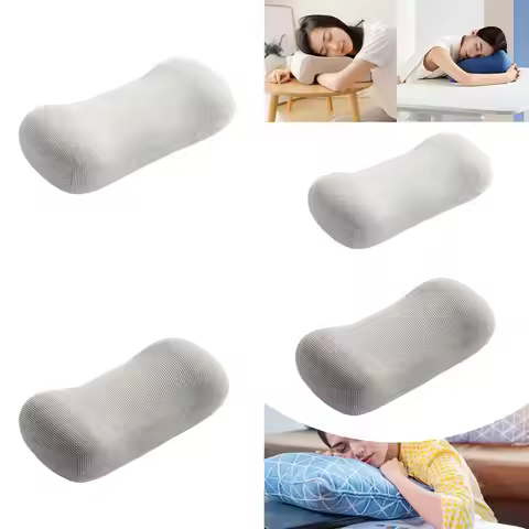 Neck Pillow Soft Comfortable Memory Foam Pillow Ergonomic Supportive Pillow Bolster Pillow for Kids
