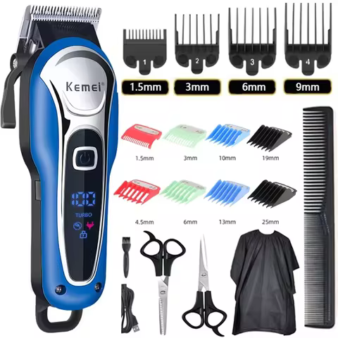 Kemei hair clipper hair clipper professional hair clipper men's electric beard knife hair clipper ha