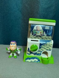 迪士尼Buzz 巴斯光年 迷你扭蛋機figure 公仔