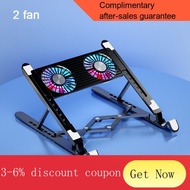 laptop cooler Laptop Cooling Pad with 4 Fans Loptop Support Aluminium Foldable Notebook Stand Cooling Fan Laptop Cooler