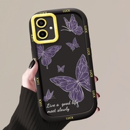 Samsung A06 4G A05 M05 F05 A05s Silicone Case Lovely Butterfly