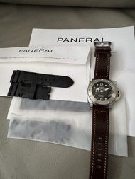 Panerai submersible 243 1000米深潛 44mm直徑 單錶 狀態非常好 有原廠上行紙, 原裝膠帶 原裝針扣 送兩條高質代用皮帶 pam00243 pam243 not role