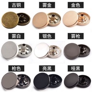 Metal Snap Button 503 High-End Coat Snap Button Down Jacket Round Concealed Button Snap Button Snap 