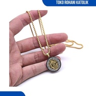 KALUNG BENEDICT ANTI KARAT / KALUNG TITANIUM / KALUNG STIANLESS STEEL  / LIONTIN BENEDIKTUS / KALUNG