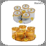 [Hatel] Condiment Jars Dustproof Seasoning Boxes Elegant Candy Containers Food Storage for Housewarm