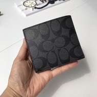 กระเป๋าสตางค์ใบสั้นผู้ชายแฟชั่นส่วนลด Dompet Koin ถูกที่สุดในสต็อก75363 75003 75005 75006 74771