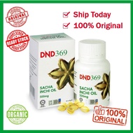 🔥Ready Stock🔥Sacha DND369 dnd369 sacha inchi oil softgel (1 Botol 60 softgels) capsules