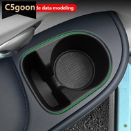 C5GOON 2Pcs Car Interior Cup Holder Mats for 2026 Hyundai Palisade 2rd Row Door Side Water Cup Holde