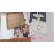 [Signed album] album TXT freefall Taehyun txt autographed (live signature) official Signed by taehyu