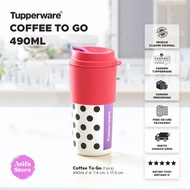 tupperware coffee to go 490ml - botol minum cup lucu unik kekinian