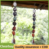 clearbuy-my 7 Colors Chakra Stones Healing Crystals Natural Crystal Car Hanging Gemstones Pendant De