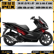 Tem Chế Dán Xe PCX Thiết Kế Đôi Cánh | PCX-19 | Decal Rời Dán Xe PCX 125 160 150 Chống Nước Bền Màu