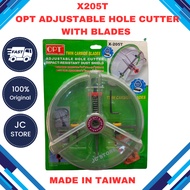 OPT/BULAT PONTONG /HOLE CUT /CEILING ROUND CUTTING /ADJUSTABLE HOLE CUTTER - X205T (MADE IN TAIWAN)