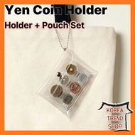 [Comet] Multi-Purpose Shading Cylinder Case Premium Yen Coin Holder Organizer with Zipper Pouch Trav