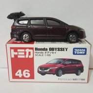 Tomica No 46 Honda Odyssey diecast Car takara tomy Regular limited Kids Toys