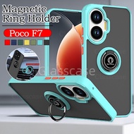 Casing For Xiaomi Poco F7 F 7 pro ultra F7pro F7ultra PocoF7 PocoF7pro PocoF7ultra Matte Ring Stand 
