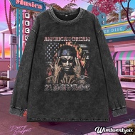 Wimtwentysix "21 savage american dream" oversize longsleeve | Oversized T-Shirt | Washed washed | Ov