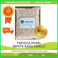 ◸ ▧ Premium Tapioca Pearl / White Sago Small - 250g, 500g, 1kg