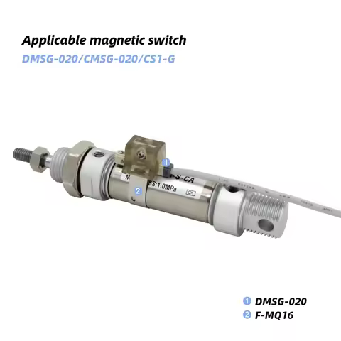 MA16 MA20 MA25 MA32 MA40 Mini Air Cylinder Double Action Mini Round Cylinders MA16X50S MA25X25S MA32