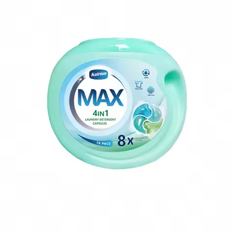 76 Laundry Detergent Pods, Large Capsules for Thorough Cleaning, Deep Cleaning, Long-Lasting Fragran