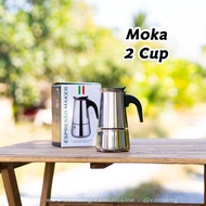 พร้อมส่ง 100-450ml Coffee Pot Mocha Pot หม้อกาแฟ หม้อโมช้า หม้อกาแฟสแตนเลส Mocha Espresso กระถาง Mo