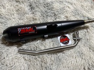 ไอเสีย SML ท่อไอเสียมอเตอร์ไซค์ รุ่น WAVE 110i NEW ปี 2021-2023คอท่อดัด สแตนเลสแท้