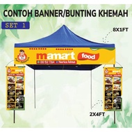 Banner Bunting khemah niaga✨