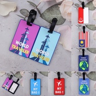 [SG Ready Stock] PVC Creative Luggage Tag | Baggage Tag
