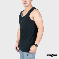 GALLOP : Mens Wear เสื้อกล้าม Tank Top รุ่น GTT9000 สี Super Black - ดำ / ราคาปกติ 590.-