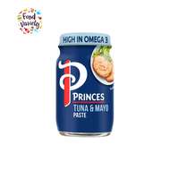 Princes Tuna & Mayo Paste 75g ปริ๊นท์ ที่ทาขนมปังรสทูน่าและมายองเนส 75 กรัม