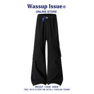 WASSUP ISSUE | กางเกงทำงานหลวมหลายกระเป๋า