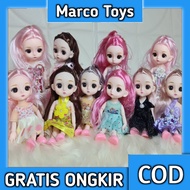 boneka Korea cantik 17cm cute barbie doll kantong