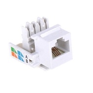 Cat3 RJ11 6P4C Phone Telephone Keystone Jack - 302-RJ11/A