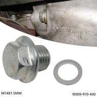 M14 x 1.5mm Car Engine Oil Pan Drain Sump Bolt Plug With Washer 90009-R70-A00 For Honda Civic CR-V A