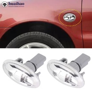 HUAIHAO 2Pcs Car Side Indicator Repeater Lights for Citroen C1 C2 C3 C4 C5 C6 Berlingo & Peugeot 107