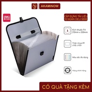 Deli 5555 13-compartment documentbag