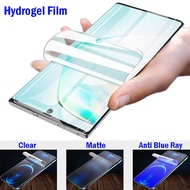 Matte / Anti-Blue Ray / Clear Hydrogel Film Screen Protector For Samsung Galaxy S20 S21 S22 Ultra / Plus / FE S20FE S21FE Note 10 Plus 10+ 20 Ultra 20ultra S21+ S20+ S22+ A52 A52S