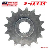 S-TEEL Front Spocket 525 - 16T / Motorcycle for YAMAHA YZF600 R6 / R46 (4074K-16T)