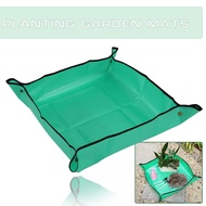 50-100CM Gardening Planting Mat PE Plant Repotting Mat Foldable Ground Mat Tarp Potting Pad For Flower Pots Soil Transplanting