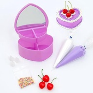 Decoden Fake Cake Cream Kit, Decorate Jewelry Box with Fake Whipped Cream Glue, Accessories, and Cra