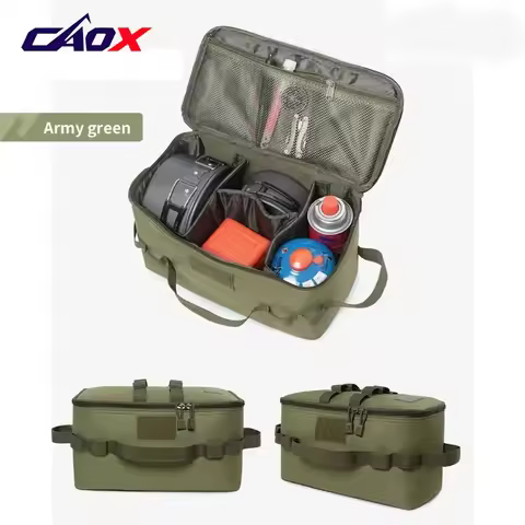 CAOX Outdoor Camping Picnic Bag Camping Supplies Tactical Gear Tent Camping Accessories Large Capaci