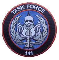 Call of Duty Modern Warfare Task Force 141 Logo Patch [3.5 inch - Hook Fastener Backing -TSK1]