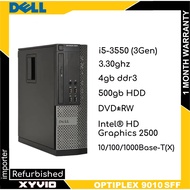 Dell Optiplex 9010 SFF Intel Core i5-3550 3 Generation Processor with DVD Drive SFF PC (3010 3020 30