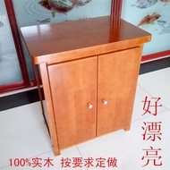 QM🏅Solid Wood Aquarium Base Cabinet Super White Fish Tank Cabinet Aquarium Medium Bottom Cabinet Aquarium Bottom Cabinet